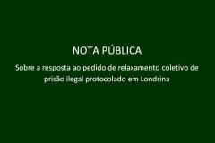 Nota pública.
