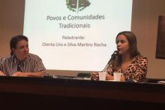 Olenka Lins ministra palestra.