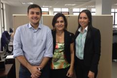 Os defensores públicos da Infância e Juventude, Lauro Guimarães e Cláudia Rezende, e a defensora pública baiana e atual presidente da ABMP, Hélia Barbosa (ao centro).