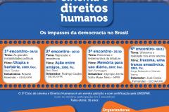 3º CICLO DE CINEMA E DIREITOS HUMANOS – Os Impasses da Democracia no Brasil