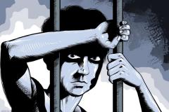 Adolescente encarcerado. 