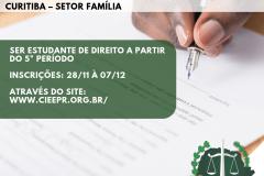 Na imagem vemos uma mão segurando uma canete muito próxima a uma folha de papel, como se estivesse prestes a escrever algo. No canto inferior direito vemos a logo da DPPR, na parte superior e meio da imagem temos informações sobre a vaga.