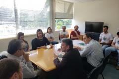 Reunião entre NUFURB, MP, IAP e representantes dos atingidos.