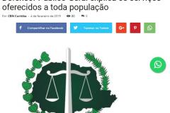 Imagem do site da CBN com o título da matéria e a logo da DPPR.