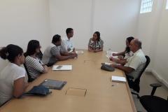 Dra. Olenka Lins, recebeu os vereadores de Colombo e representantes da Ocupação Jardim Jalisco.