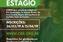 DPPR abre vagas de estágio em Curitiba e Londrina