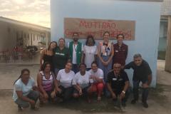 Na foto, o professor Roberto do IFPR, alunos da primeira turma de defensores populares 2018, dra. Eliana Lopes, coordenadora do NUDEM, e o dr. Wisley, defensor auxiliar do NUCIDH.