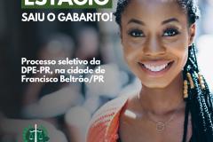 DPE-PR divulga gabarito de processo seletivo em Francisco Beltrão