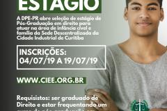 DPE-PR abre vaga de estágio em Curitiba
