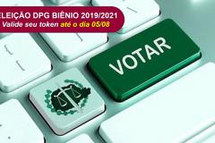 O período para validação é de 22/07/2019 a 05/08/2019