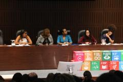 Composição do Painel "Violência contra mulheres negras".