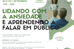 Curso “Lidando com a Ansiedade e Aprendendo a Falar em Público"