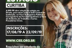 DPE-PR abre vagas de estágio em Curitiba