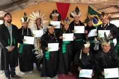 O curso foi realizado pelo povo indígena Guarani Nhandewa que vive no norte pioneiro do Estado