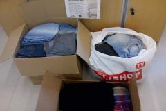 Roupas recolhidas pelo NUCIDH.