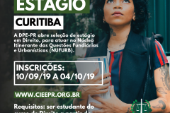 DPE-PR abre vagas de estágio em Curitiba