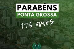 Parabéns Ponta Grossa
