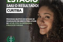 Processo seletivo para atuar no setor cível na Defensoria Pública do Estado do Paraná