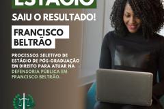 DPE-PR divulga resultado do processo seletivo em Francisco Beltrão