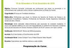DPE-PR participa de curso que aborda garantias de direitos da criança e do adolescente