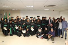 A solenidade teve a presença de autoridades e familiares na segunda turma certificada pelo curso de Defensoras e Defensores Populares.