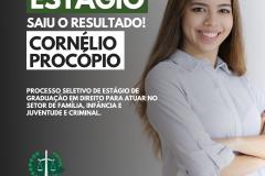 DPE-PR divulga resultado parcial do processo seletivo em Cornélio Procópio
