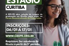 O processo seletivo será dividido em prova objetiva/dissertativa e entrevista
