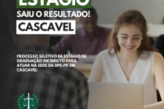 Confira a lista das(os) classificadas(os)