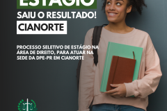 Confira a lista das(os) classificadas(os)