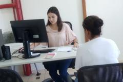 Foram 18 atendimentos com pais que não conseguiram vagas, que precisavam de vaga integral ou que residem longe da creche disponibilizada.
