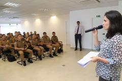 Na última segunda-feira (17), a Escola da Defensoria Pública do Estado do Paraná (EDEPAR) realizou o Curso de capacitação de Policiais Militares em formação na sede central da Defensoria Pública. 