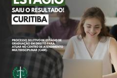 Nessa quinta-feira (27), saiu o resultado parcial do processo seletivo de estágio de graduação em Direito para atuar no Centro de Atendimento Multidisciplinar (CAM), referente ao Edital de Abertura n° 011/2020. 