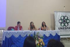 Elas fizeram parte da mesa sobre violência contra mulher