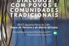 DPE-PR vai discutir demandas com Povos de Terreiro e de Matriz Africana
