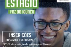 DPE-PR abre vaga de estágio em Foz do Iguaçu