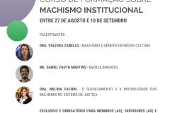 DPE-PR promove formação sobre machismo institucional