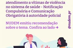 Após recomendação da DPE-PR, SESA emite Nota Técnica sobre sigilo de prontuário médico de vítimas de violência