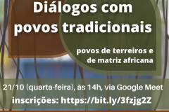 Encontro faz parte do projeto “Diálogos com povos e comunidades tradicionais”