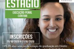 DPE-PR abre vagas de estágio em Curitiba para o setor de Execução Penal.