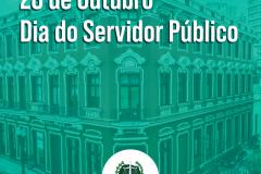 28 de outubro: Dia do (a) Servidor (a) Público (a).