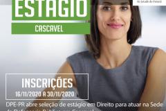 DPE-PR abre vagas de estágio em Cascavel