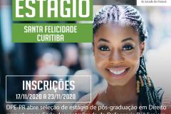 DPE-PR em Santa Felicidade abre vagas de estágio em Pós-Graduação