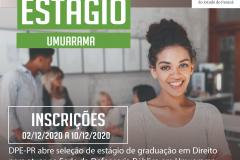 DPE-PR abre vaga de estágio em Umuarama.