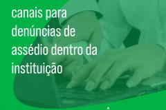 DPE-PR formaliza canais para denúncias de assédio dentro da instituição.