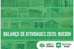 Balanço de atividades em 2020: NUCIDH