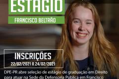 O processo de seleção ocorrerá de forma remota