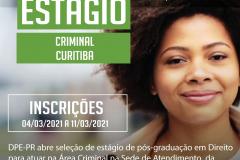 DPE-PR abre vagas de estágio para estudantes de Direito