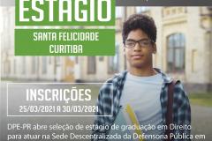 DPE-PR abre vaga de estágio para estudantes de Direito 