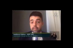 DPE-PR apresenta nota técnica em audiência pública realizada pelo STF
