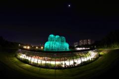 Monumentos em Curitiba ganham iluminação verde em homenagem ao Dia Nacional da Defensoria Pública
